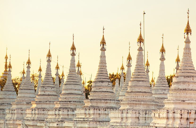 Kuthodaw Pagoda is a Buddhist stupa, located in Mandalay that contains the world's largest book. It lies at the foot of Mandalay Hill
