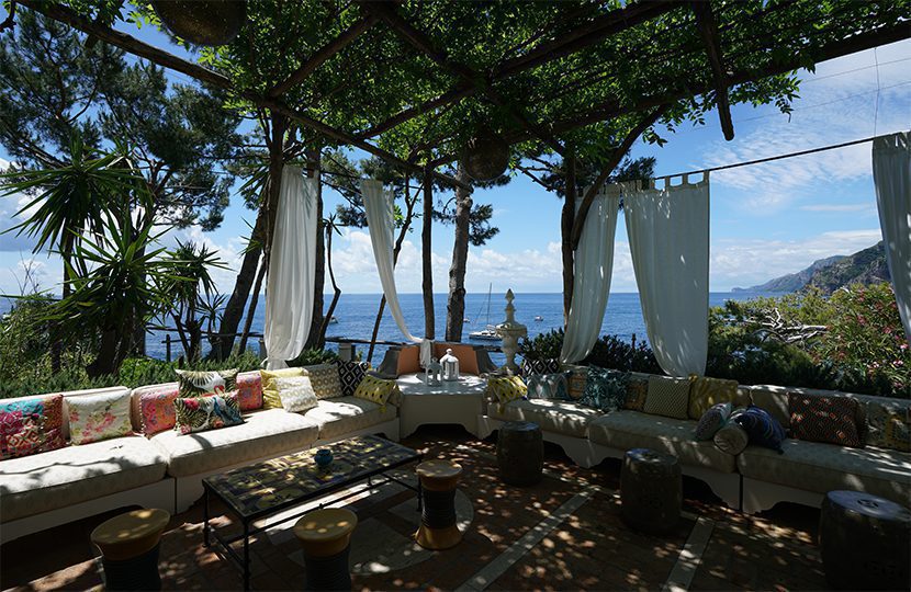 Perfect for the recluse or glitterati Villa Treville’s stunning panorama of the blue waters of Positano