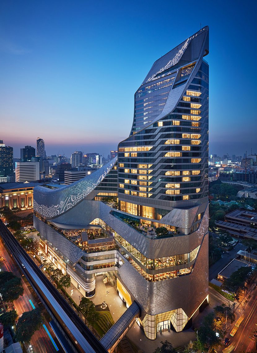 Park Hyatt Bangkok, a wave of glass and steel in Bangkok’s urban sea