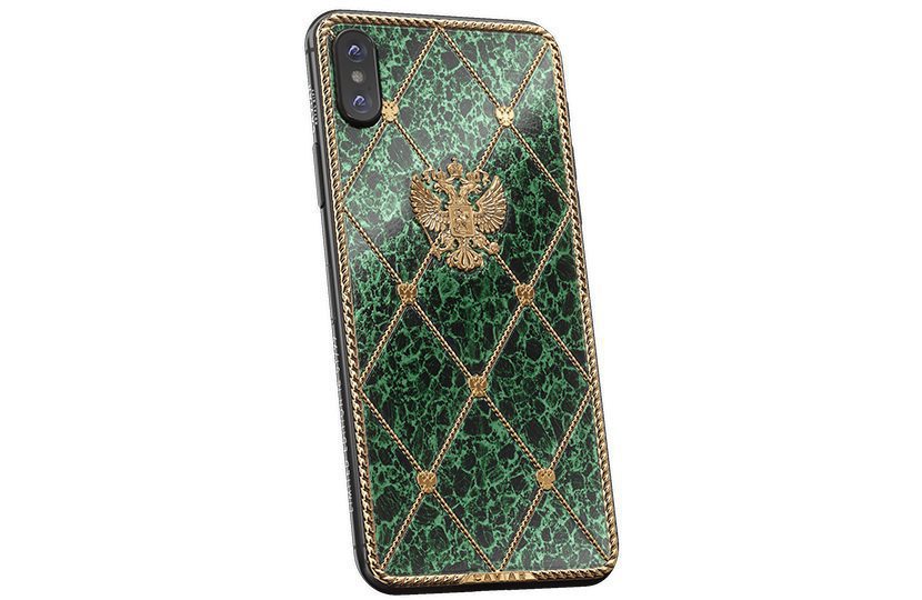 CAVIAR Malachite Faberge iPhone X case ~S$3,645 - 