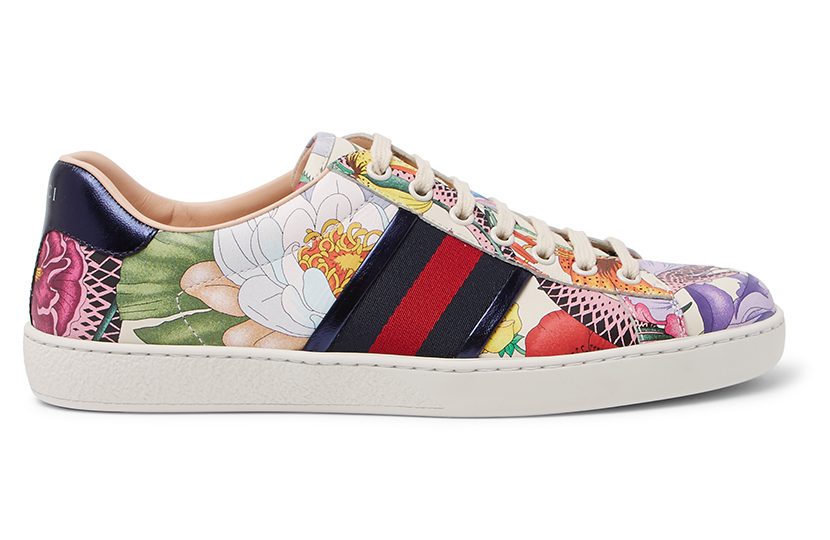 GUCCI Ace printed sneakers at mrporter.com S$960 - 