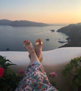 Sarah Flint in Greece (2018)