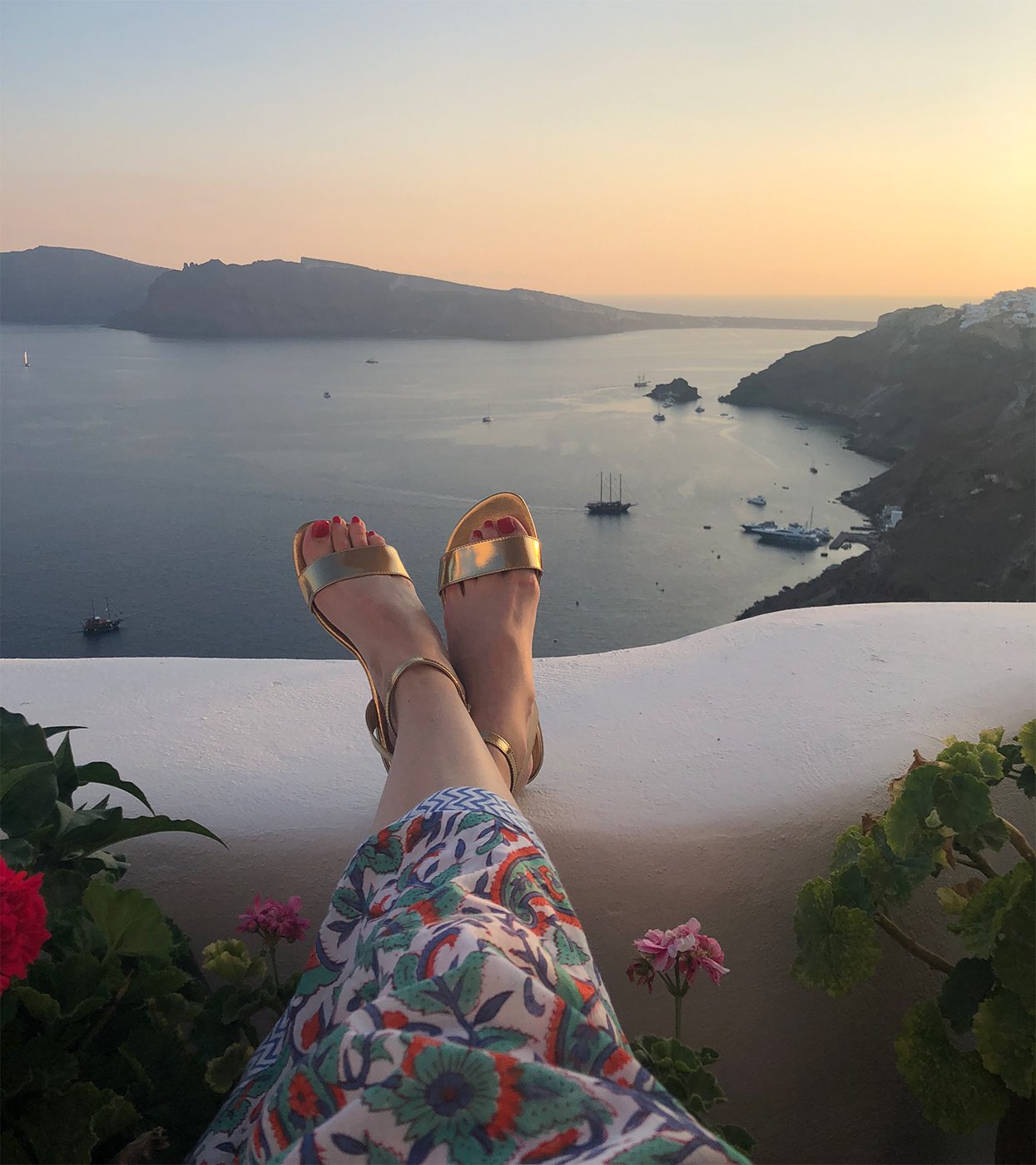 Sarah Flint in Greece (2018)