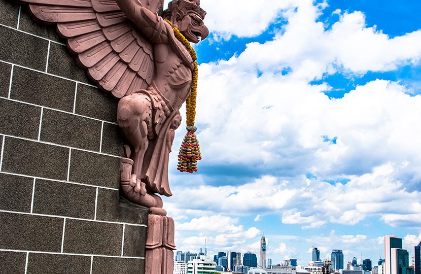 Details of a Garuda Grand Postal building - 