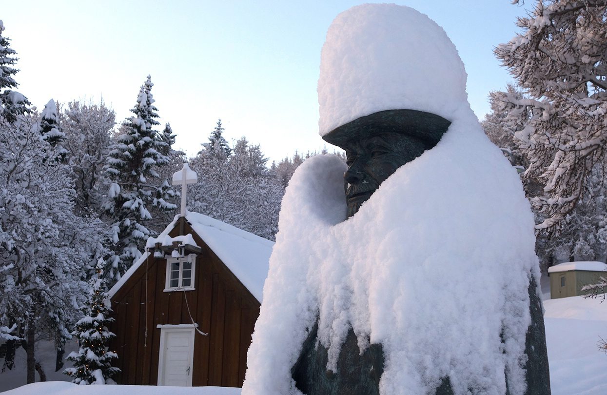 Akureyri transforms into a veritable winter wonderland in December
