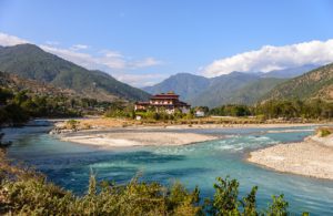 Punakha Dzong in Bhutan by PitiDurongkadech