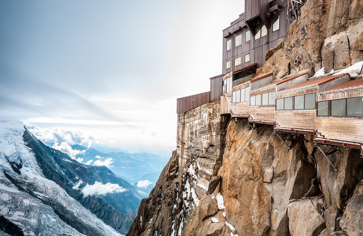 View of the Alps from Aiguille du Midi mountain by Konstantin Yolshin