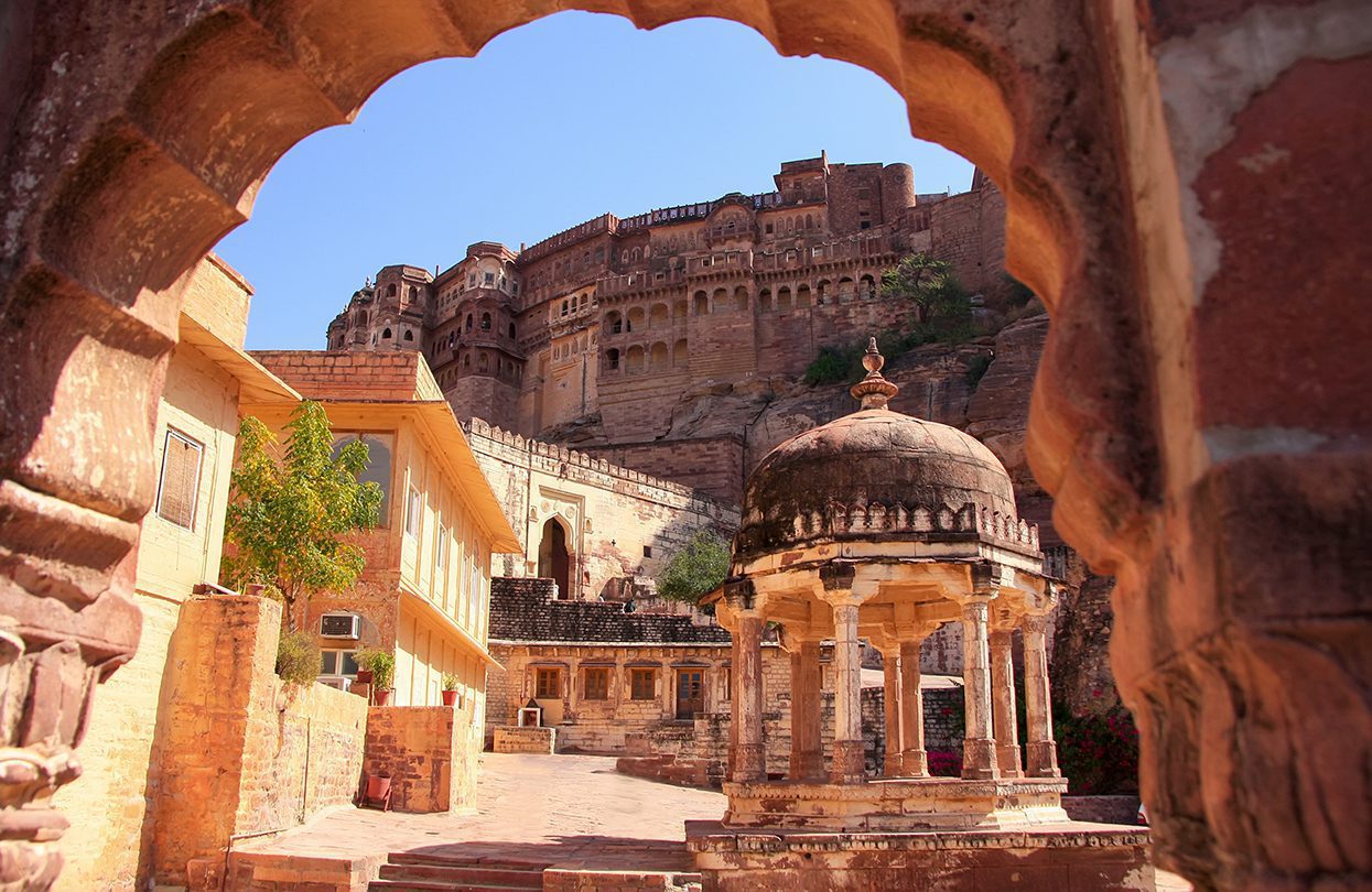 Interior of Mehrangarh Fort by Don Mammoser