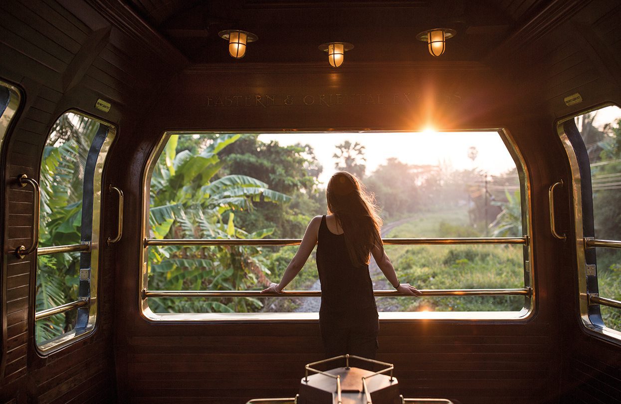 Get s pectacular views of Southeast Asia as you ride the Eastern & Oriental Express