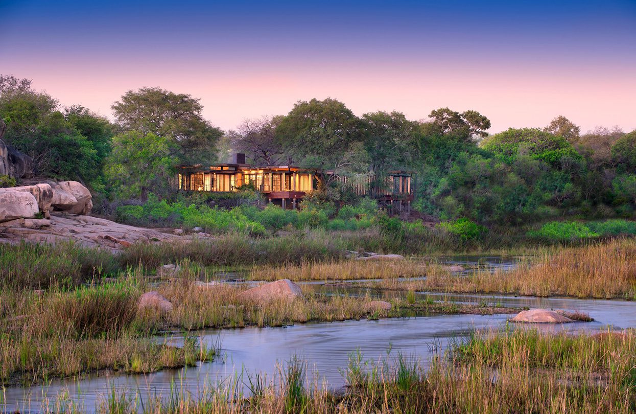 The lodge brings an updated, contemporary look to traditional safari aesthetic