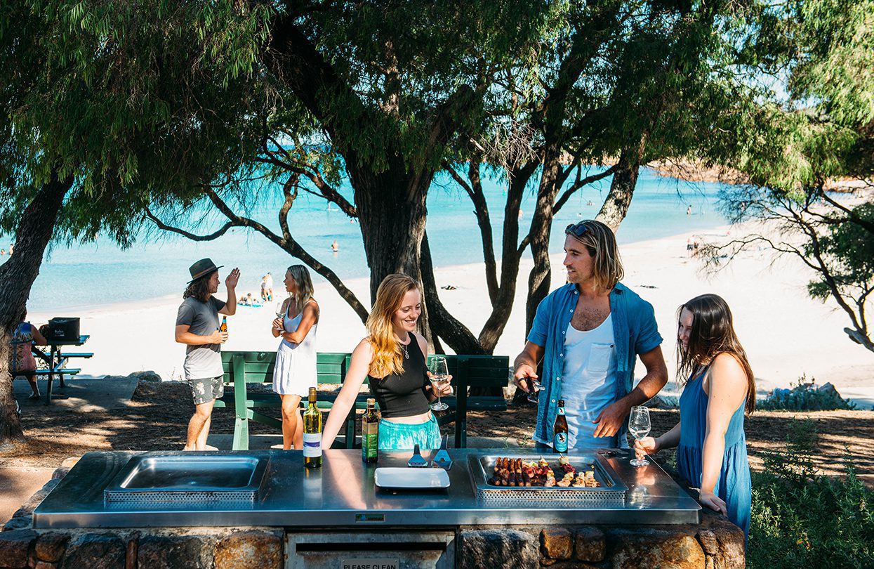 Indulge in a classic Aussie barbecue in the lush Margaret River region