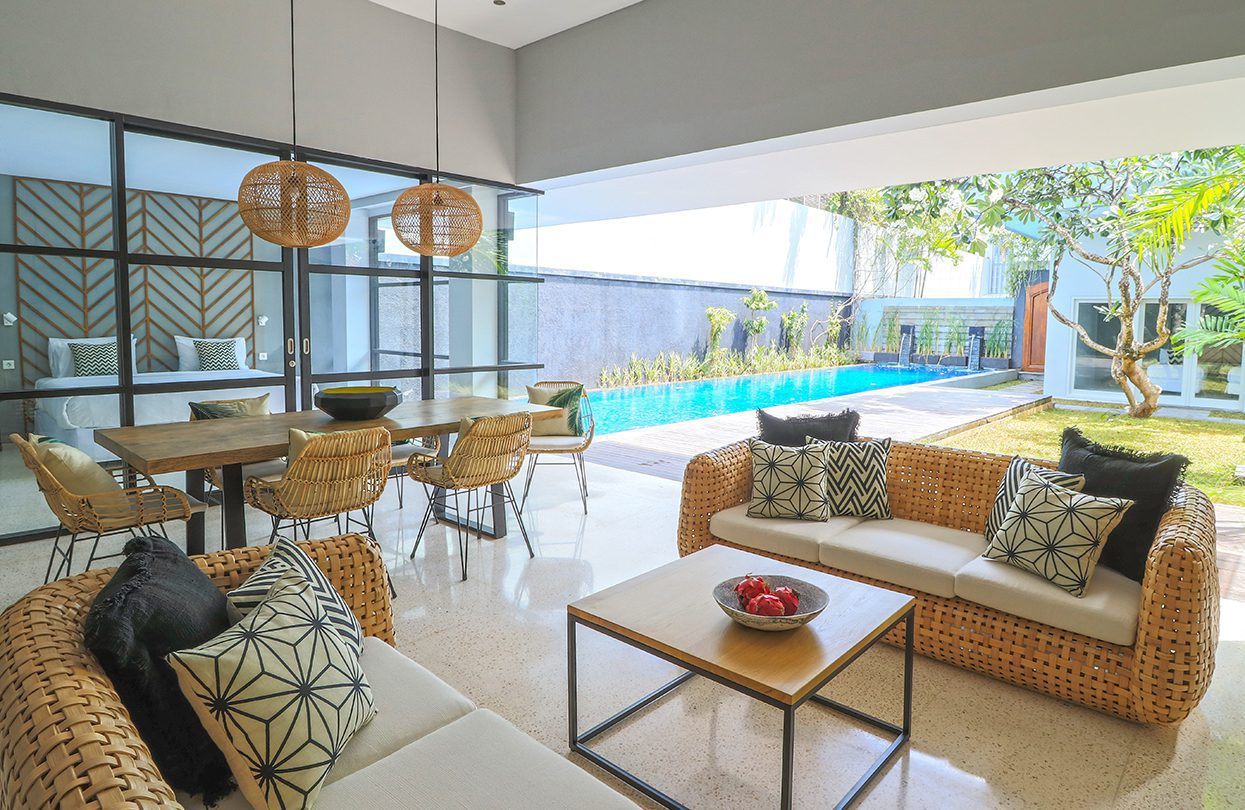 The humongous villas are vibrant, airy and homely