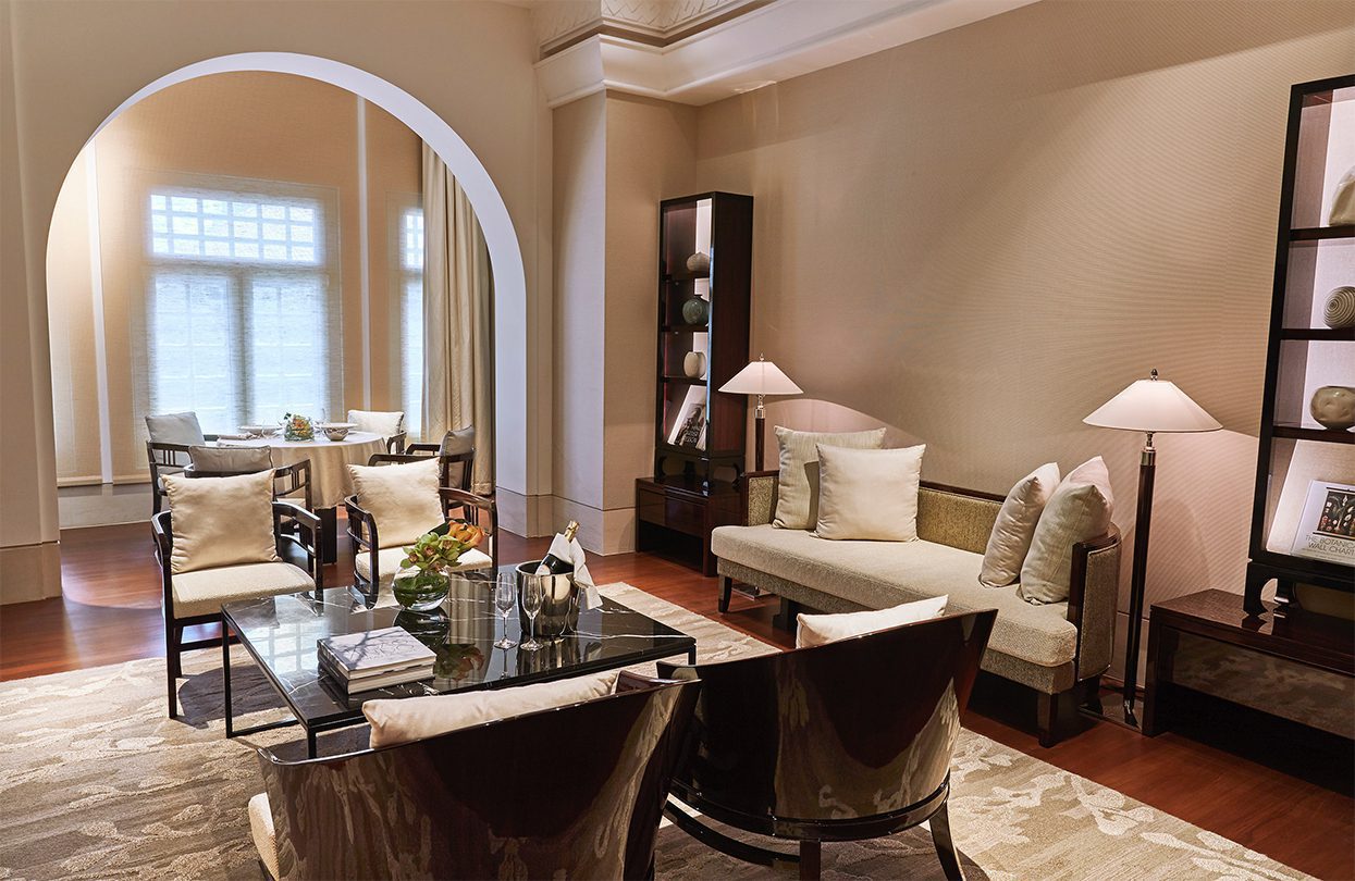 Heritage Suites offer a warm palette of understated luxury