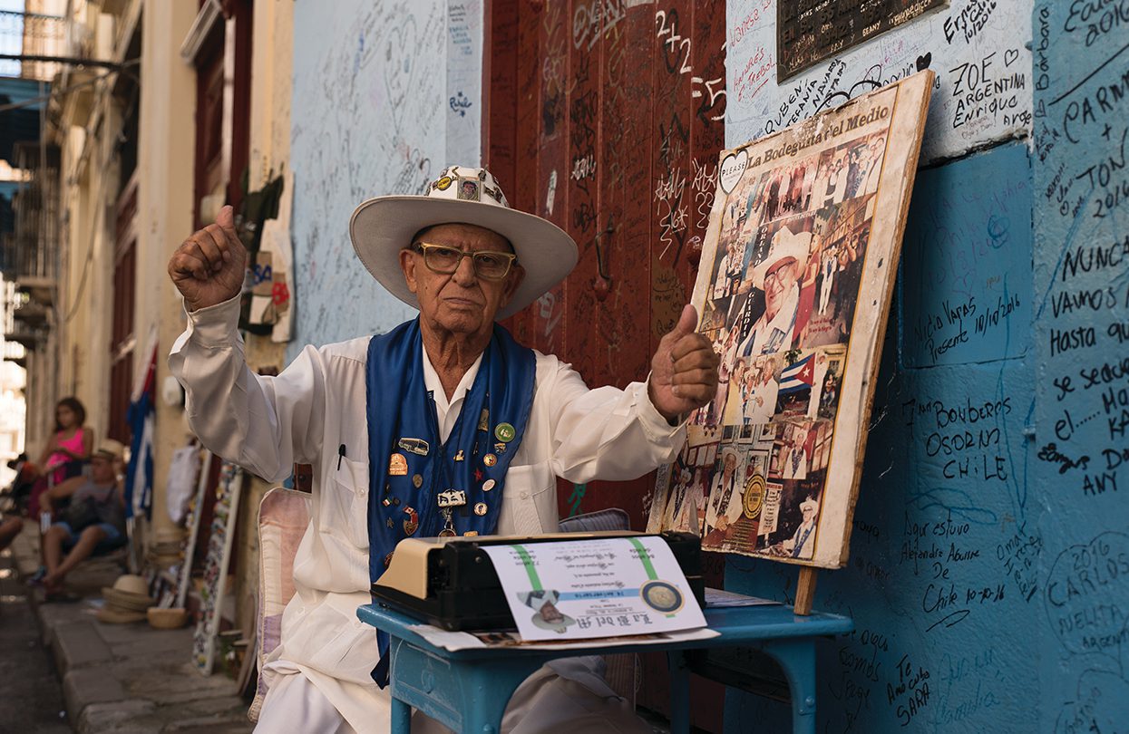 The streets of Havana are filled with colour