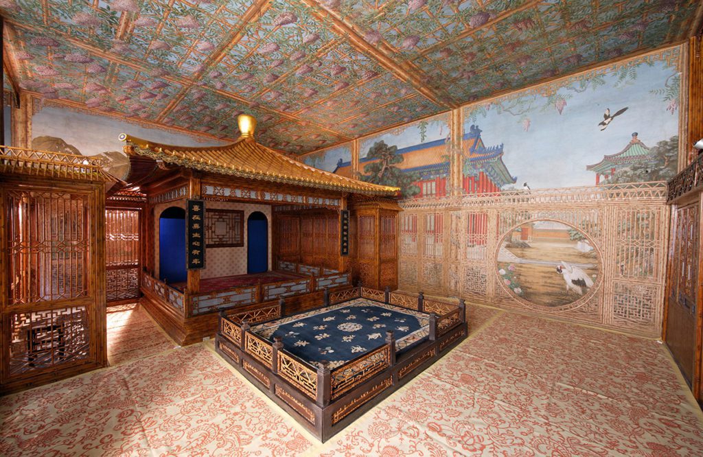 The restorted Juanqinzhai theater room is a testament to the lavish styles of the time