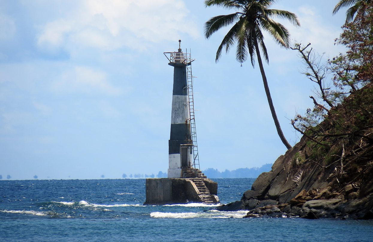 Lighthouse at Ross Island, Port Blair by Dushi82