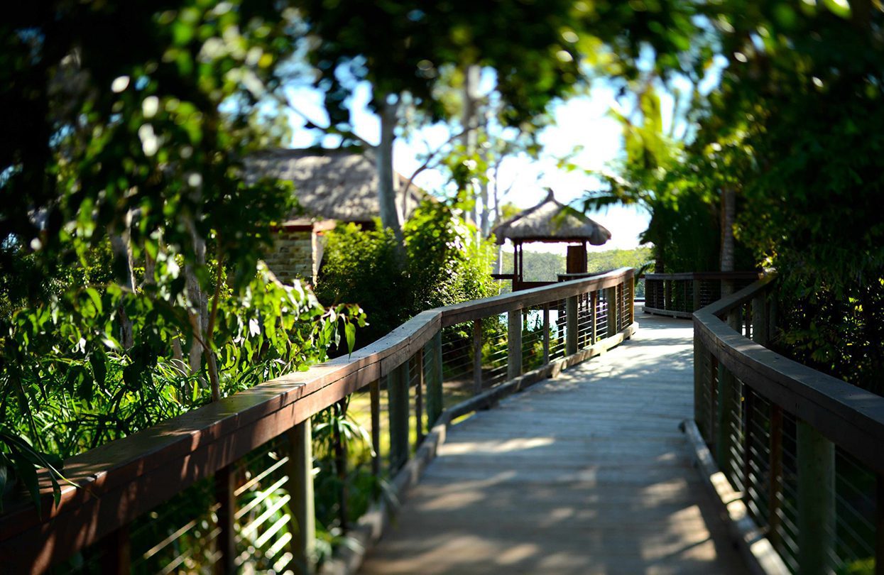 Walkway to Master Villa - Makepeace Island
