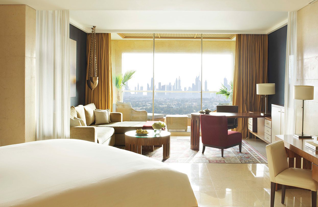 Wake up fully refreshed to this stunning view in the Raffles Dubai