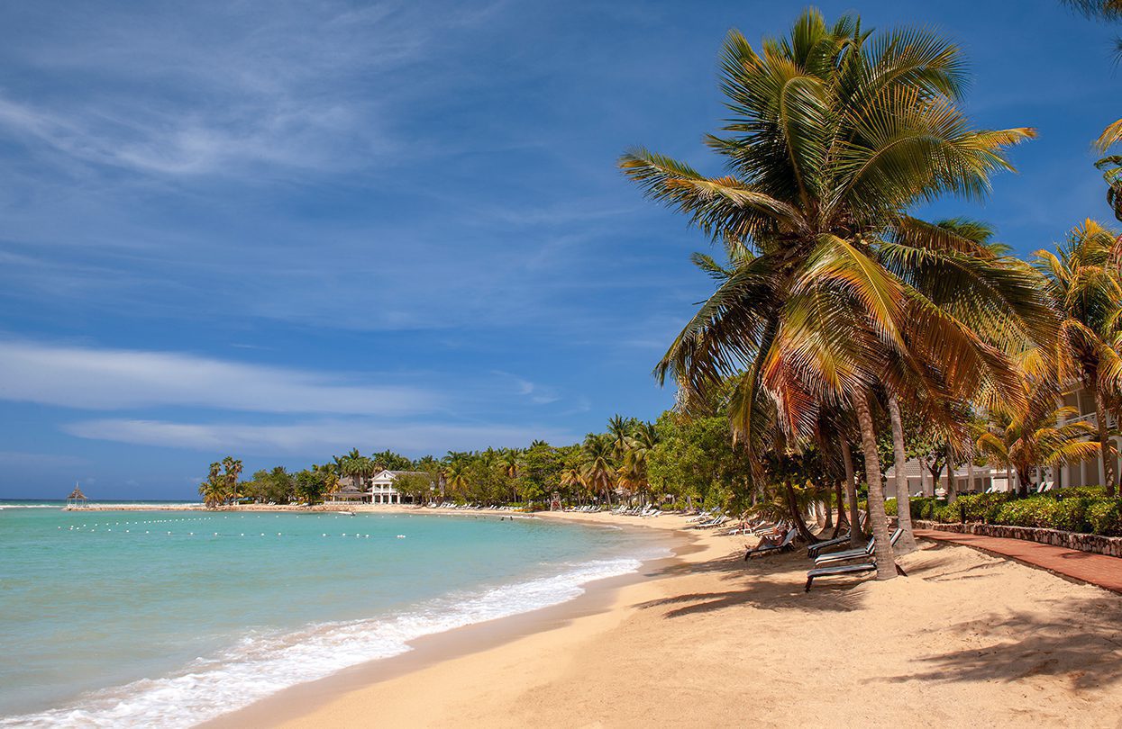 Sprawling beaches with golden sand await at Half Moon Jamaica