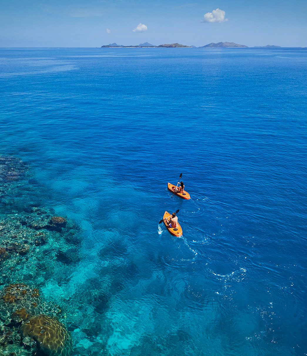 Reef edge Kayak, image by Tourism Fiji