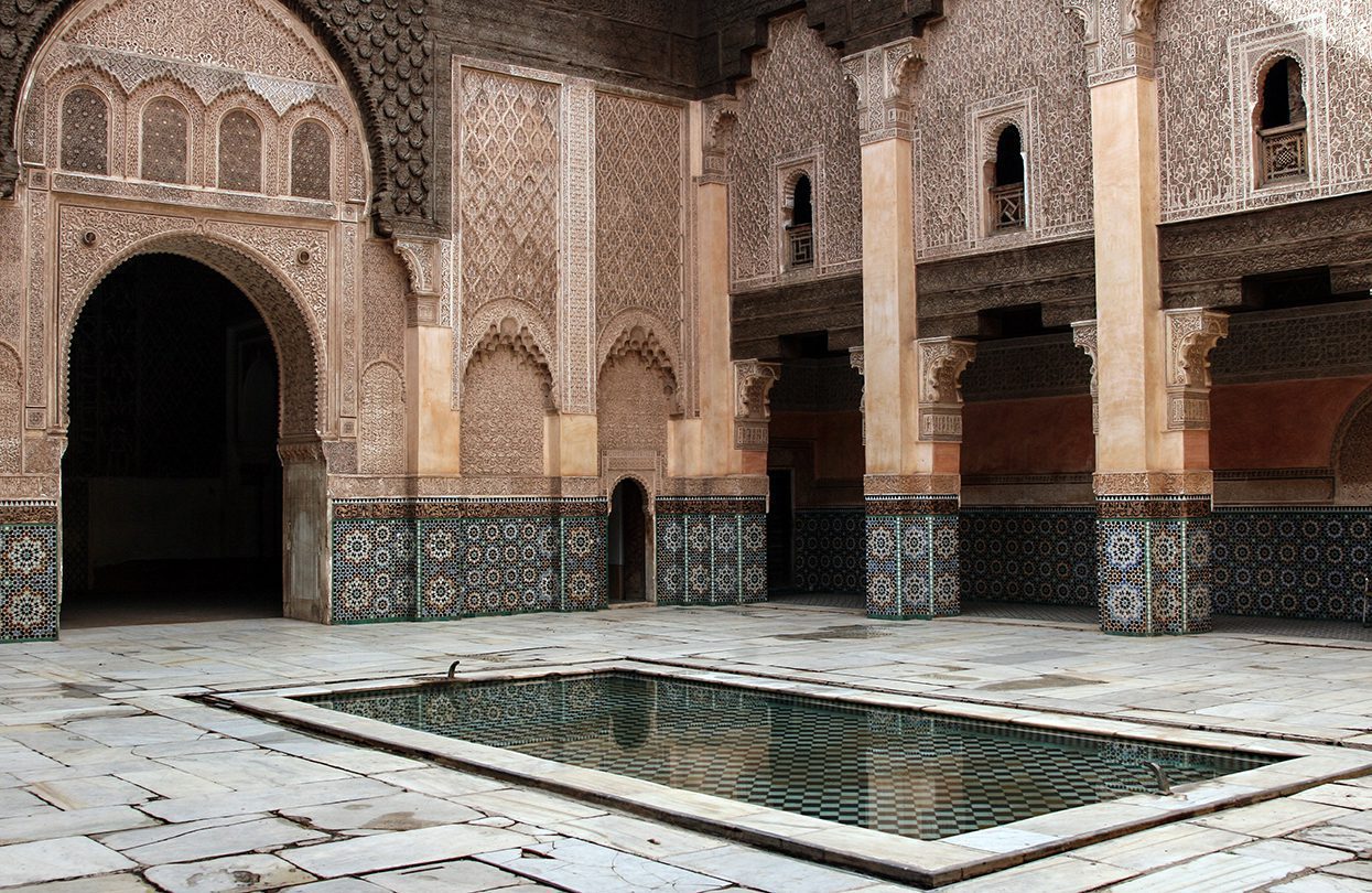 A peaceful riad pool