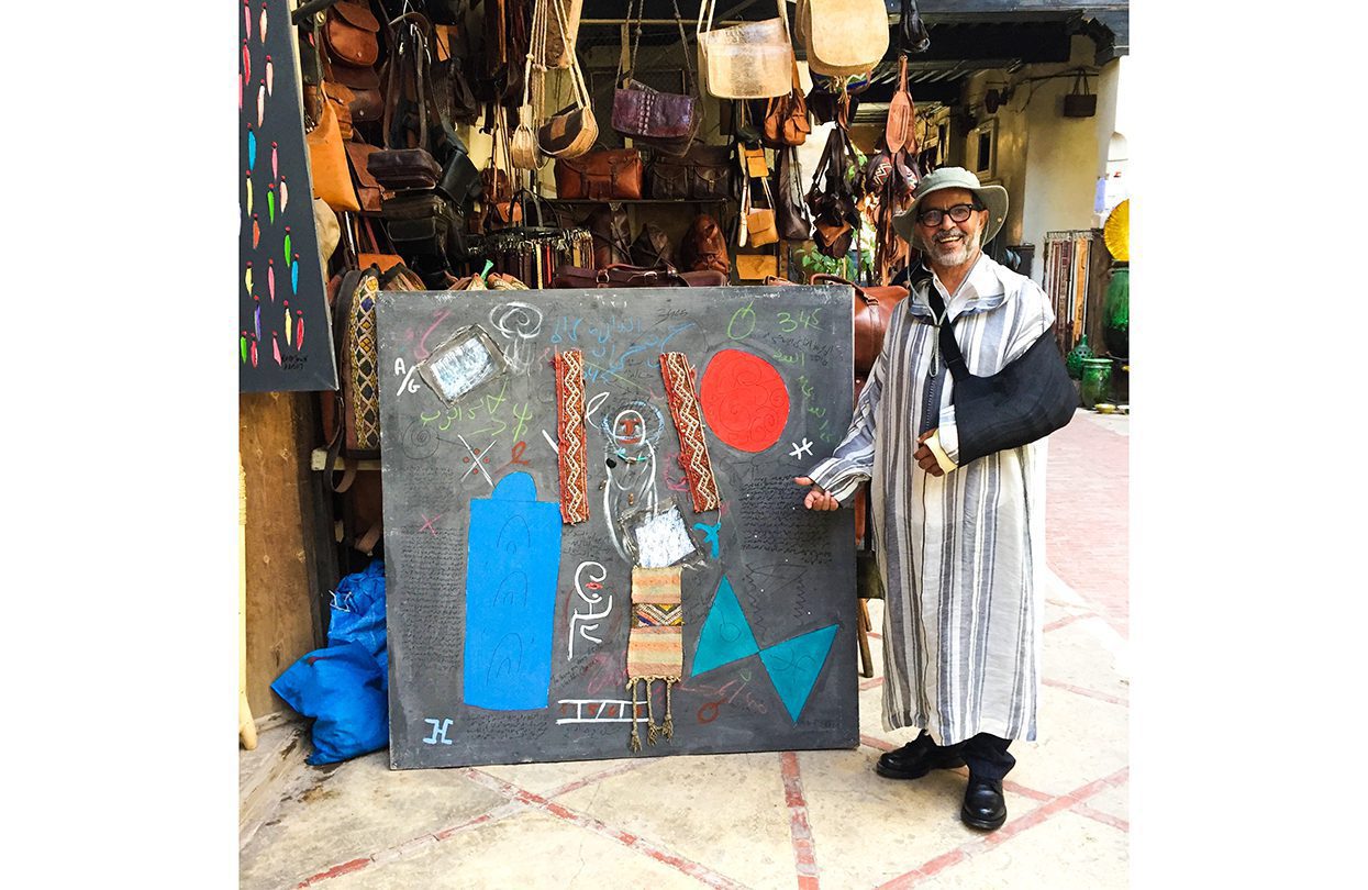 Moustapha Chouqoir in the souk - Marrakesh