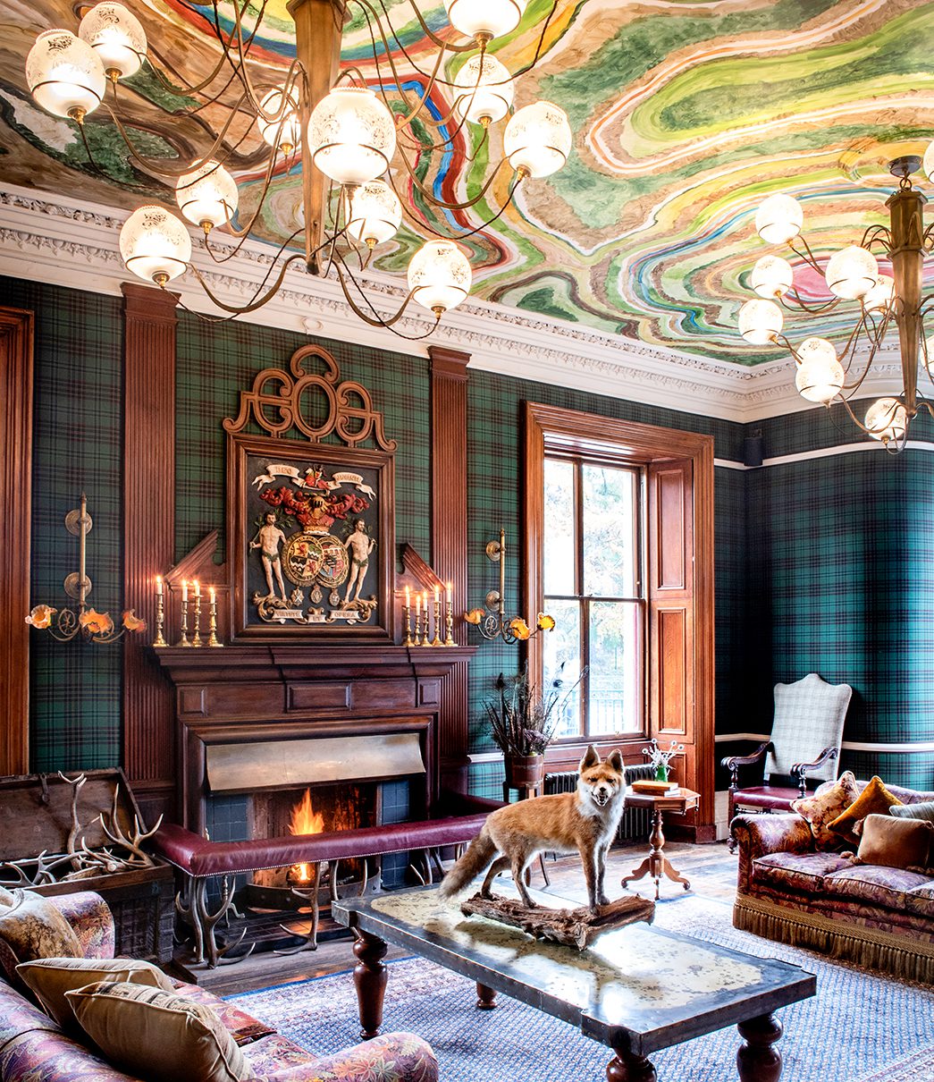 A warm fireplace and whiskey - that's what the Drawing Room is all about