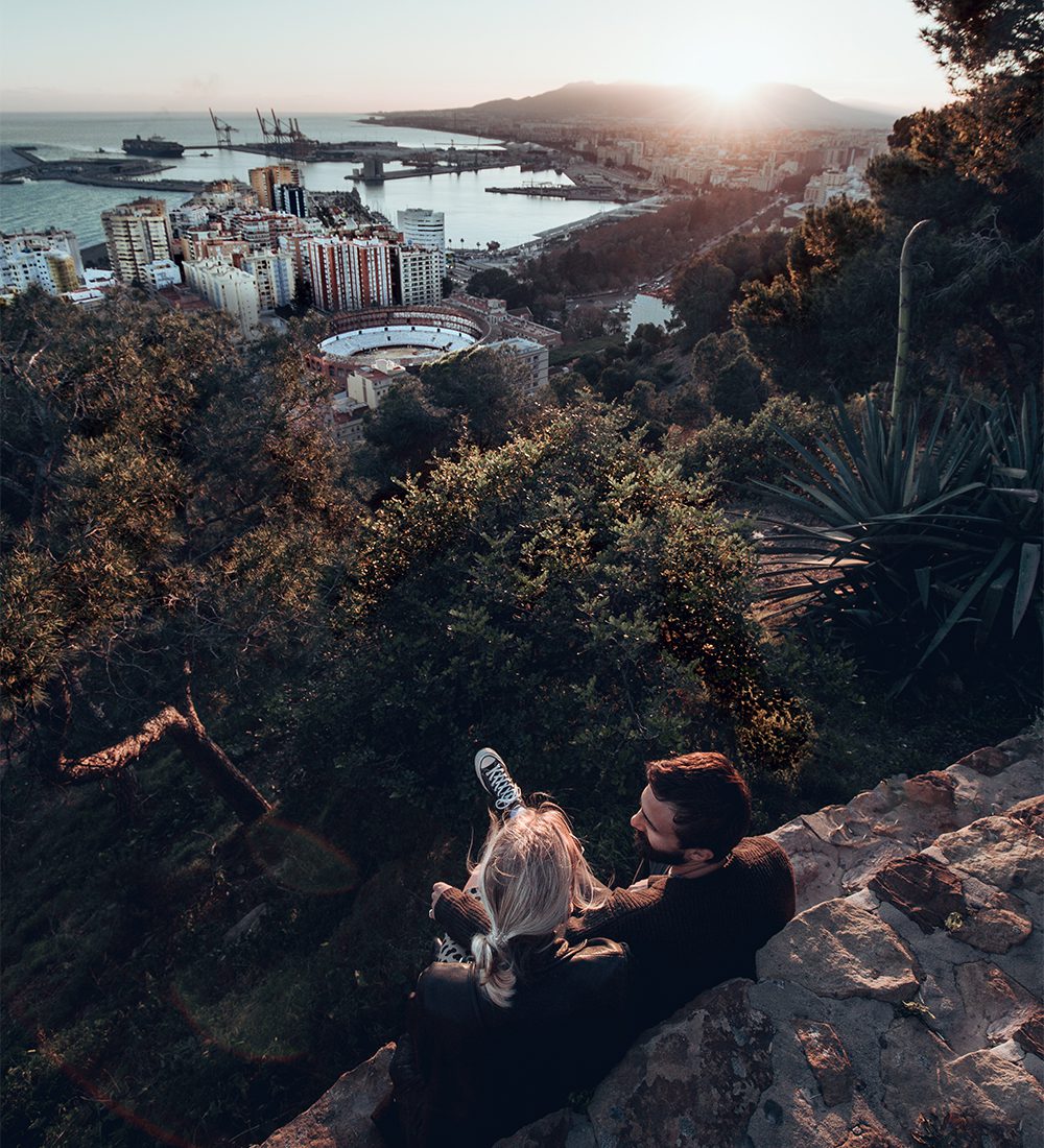 View point overlooking Málaga