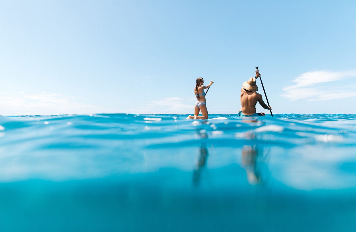 Paddle boat in Hawaii, Hawaii Tourism Authority - Heather Goodman