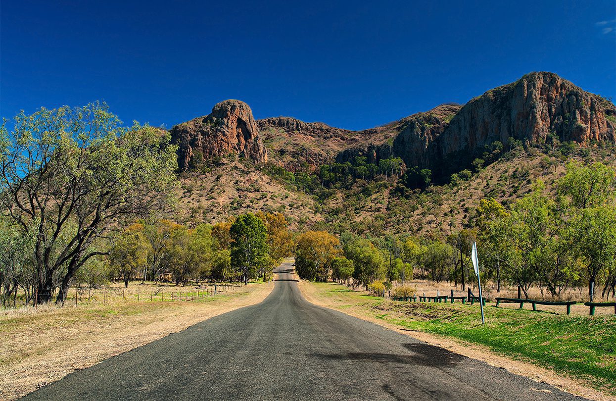 Outback road in Central Queensland, Australia by AustralianCamera