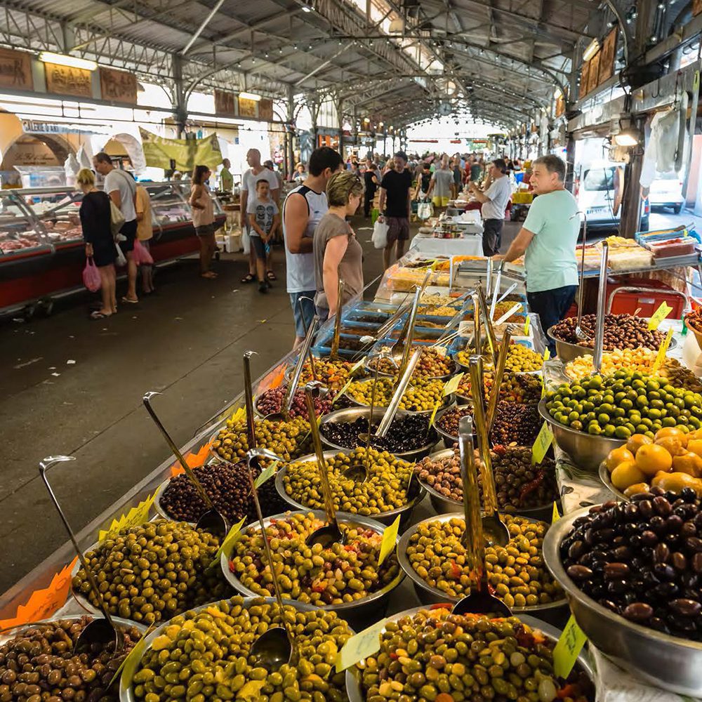 The Marche Provencal in Antibes’ Cours Massena