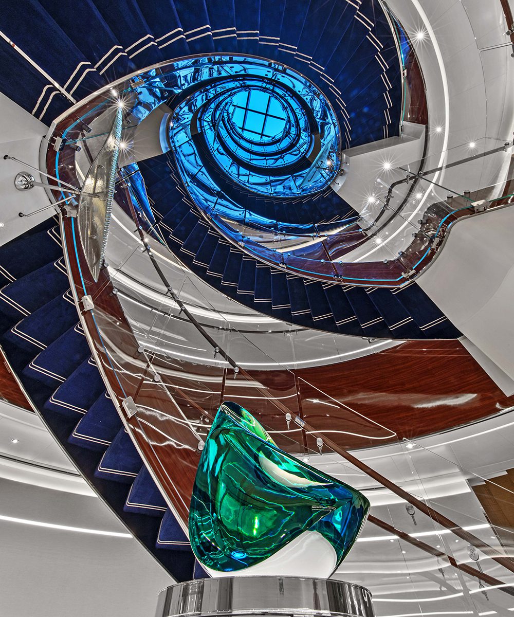 Seabourn Ovation's beautiful Atrium