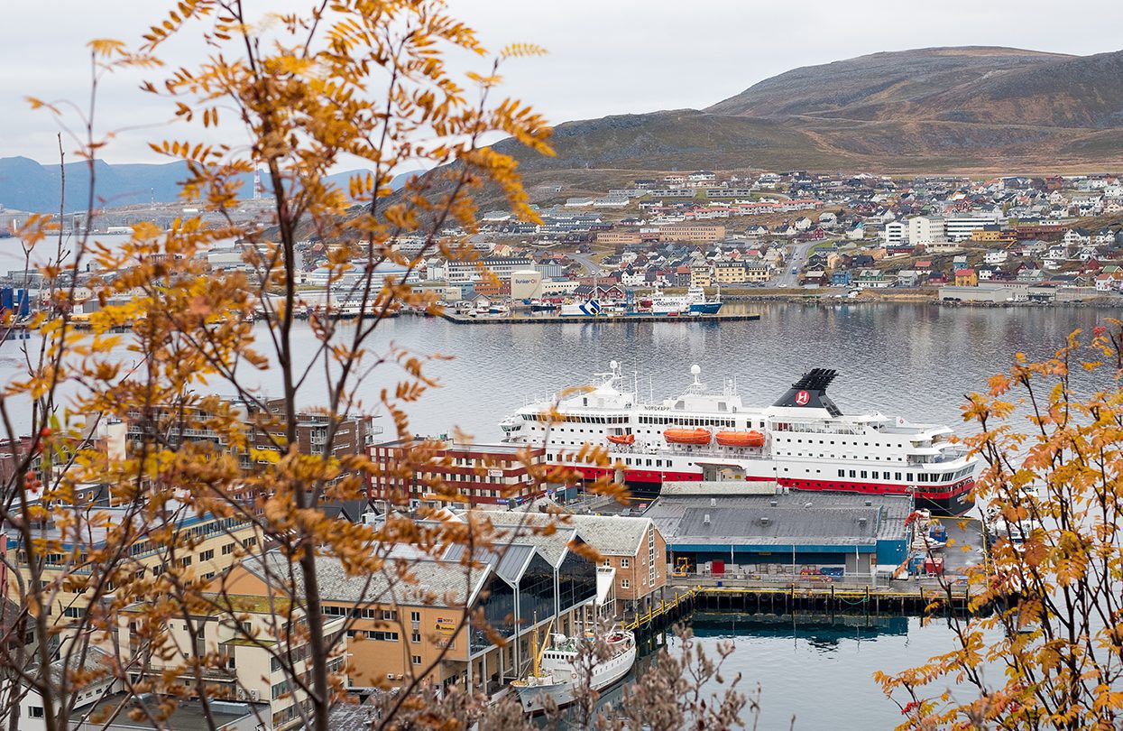 Hurtigruten MS Nordkapp in Hammerfest by Andreas Kalvig Anderson