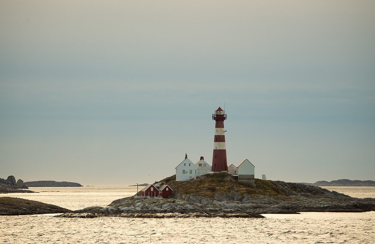 Hurtigruten Ms Nordkapp Landego lighthouse, Bodø, Norway by Andreas Kalvig Anderson