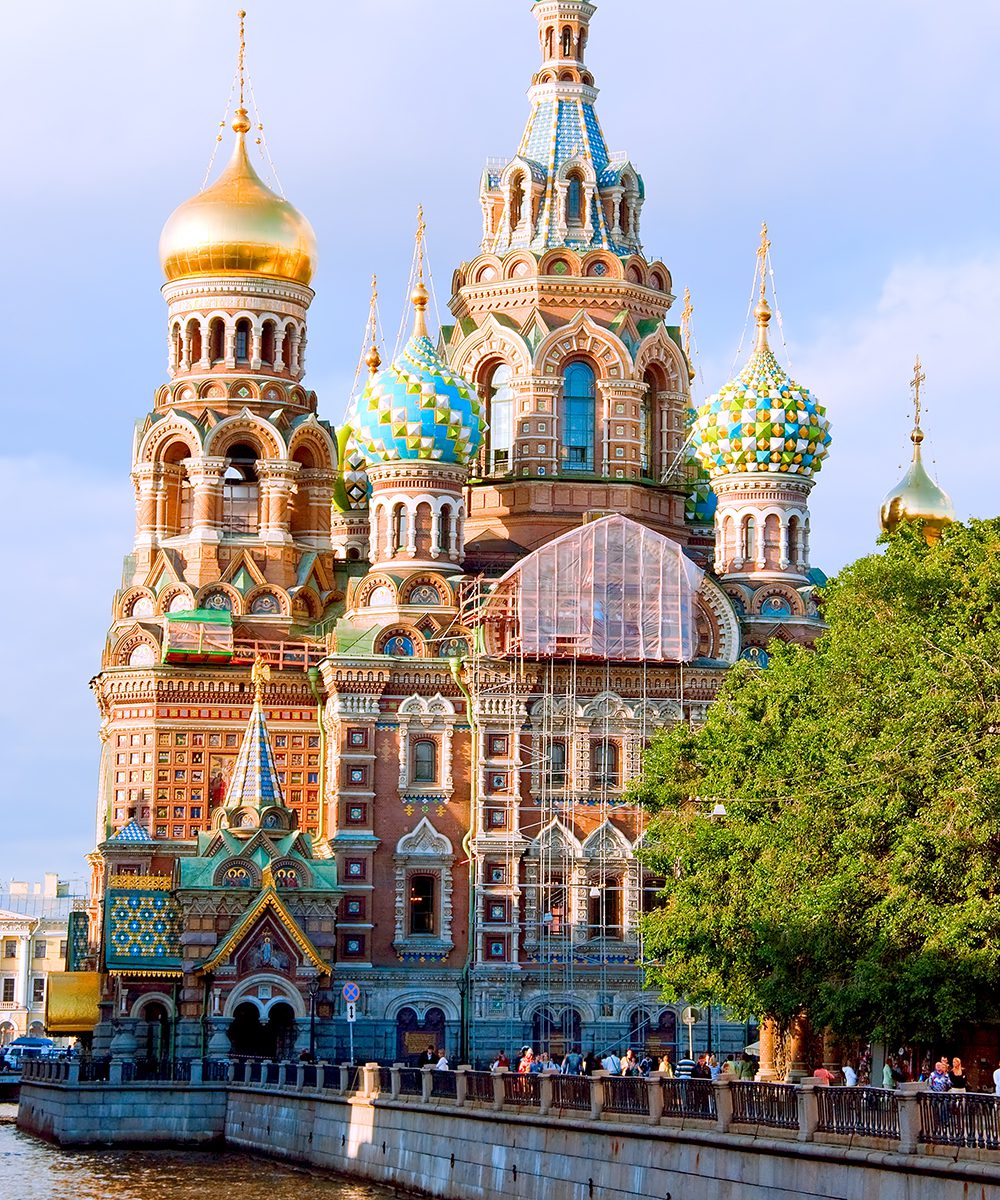Church of Our Savior on Spilled Blood and Griboedova Canal in St. Petersburg