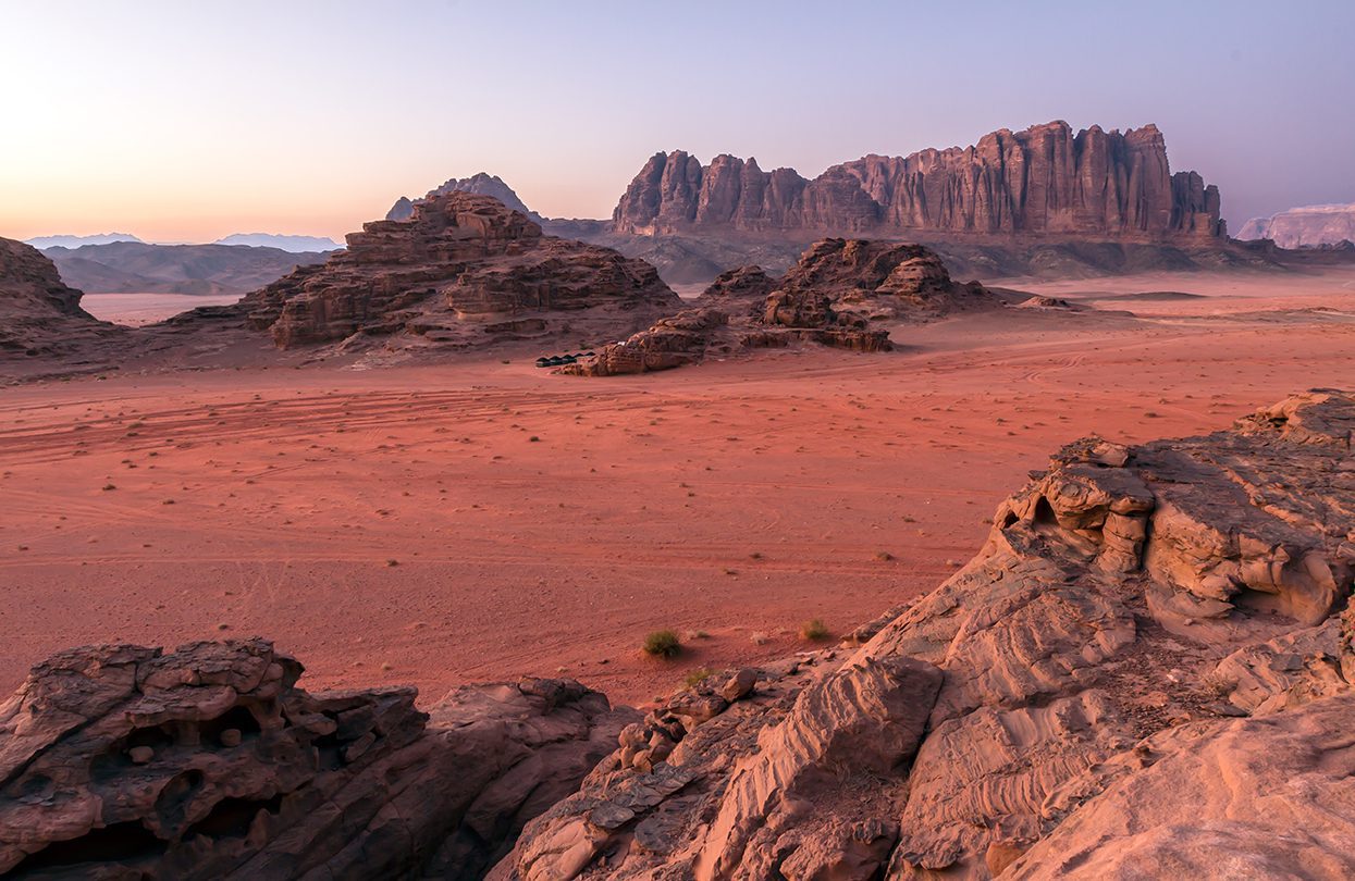 Wadi Rum desert landscape, Jordan