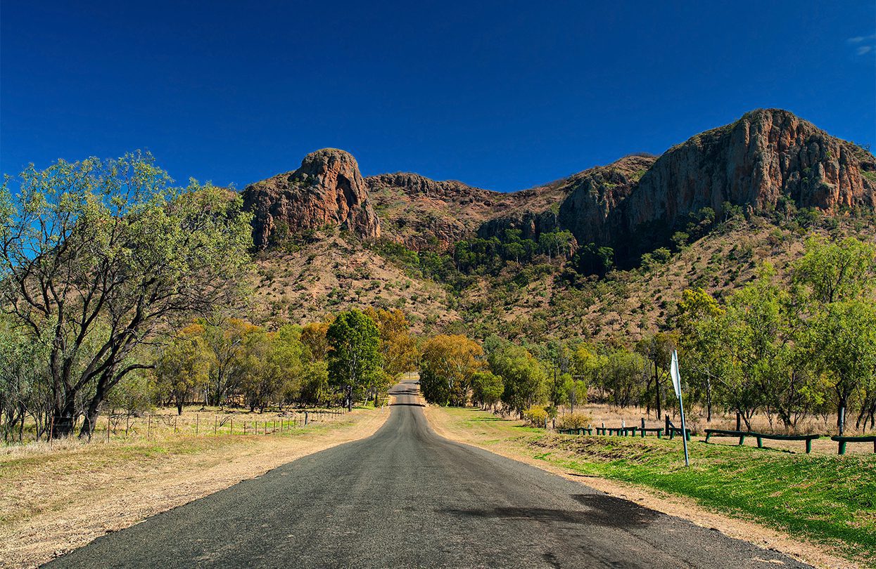 Outback Road in Central Queensland, photo by AustralianCamera