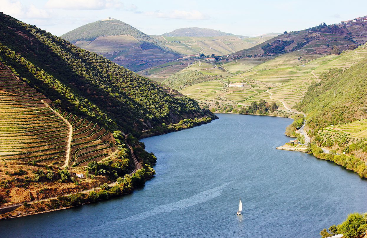 Sailing through Douro River near Six Senses Douro Valley