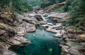 Val Verzasca is home to beautiful blue swimming holes