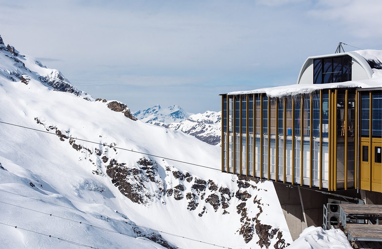The Mount Titlis cable car station