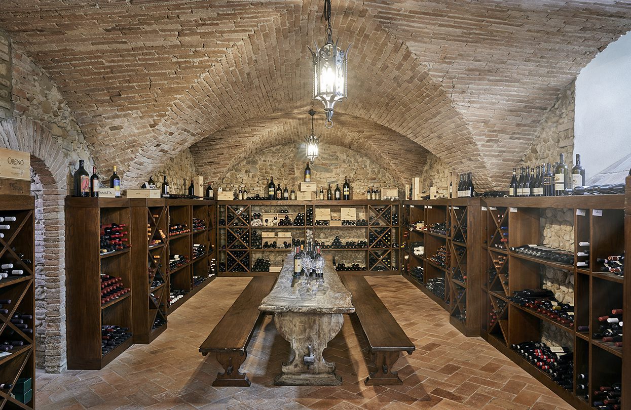 The Wine Cellar in Castello Del Nero