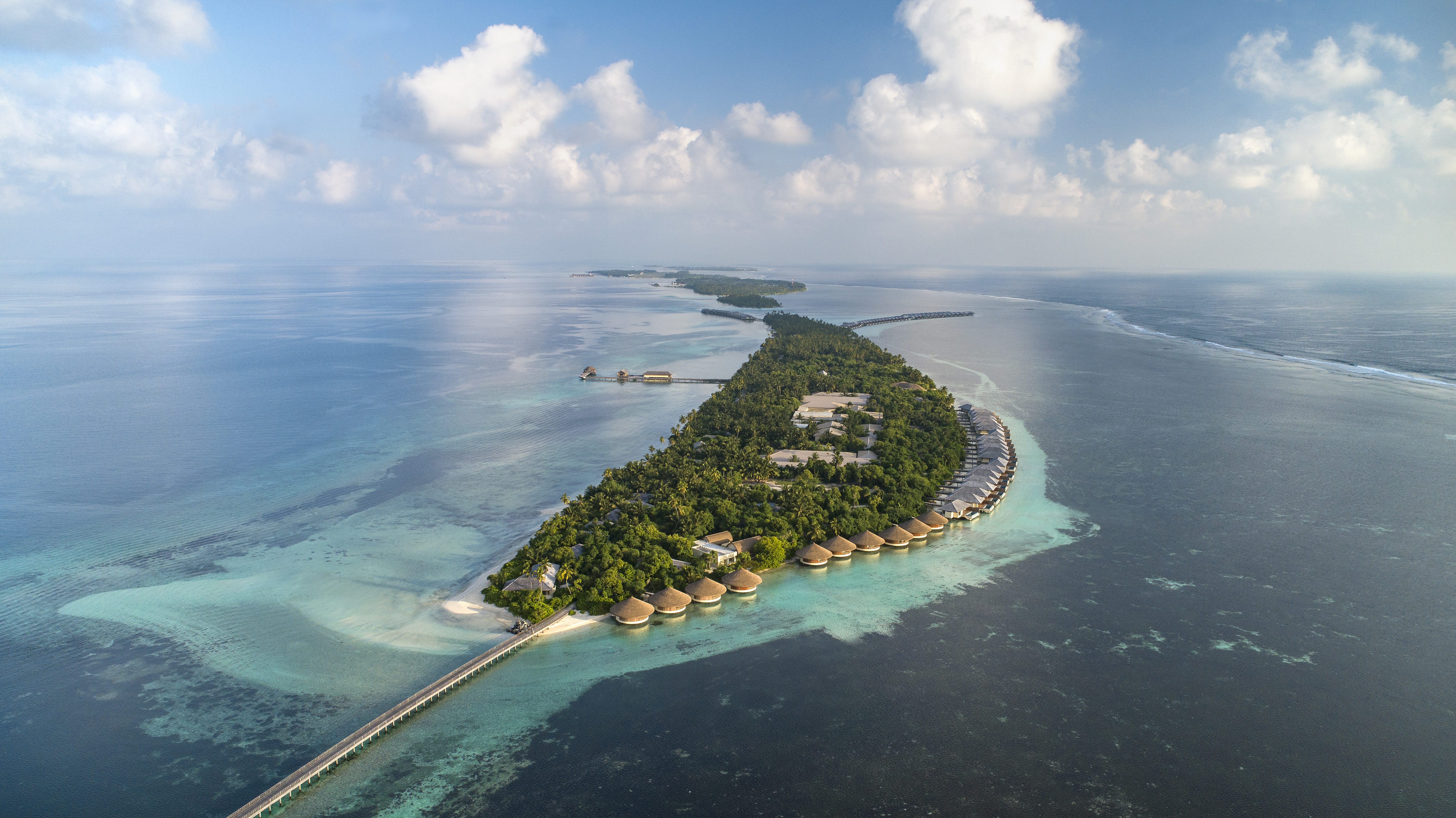 Aerial view of The Residence Maldives at Dhigurah