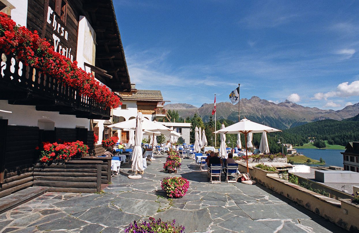 Restaurant Chesa Veglia's terrace