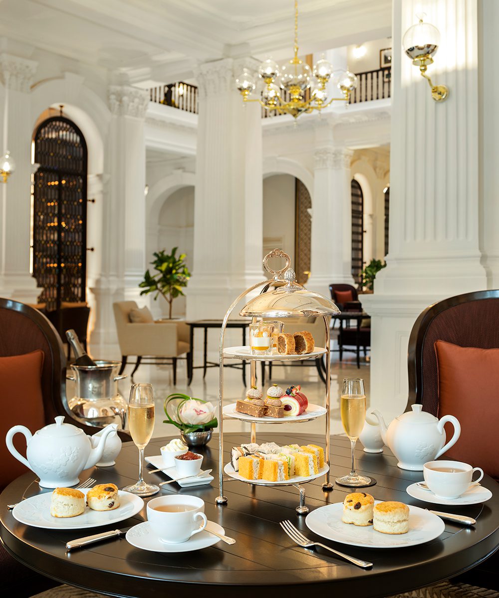 Afternoon Tea in Grand Lobby - Raffles Singapore