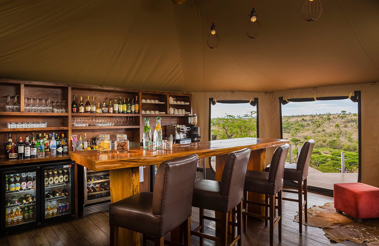 Mahali mzuri bar area