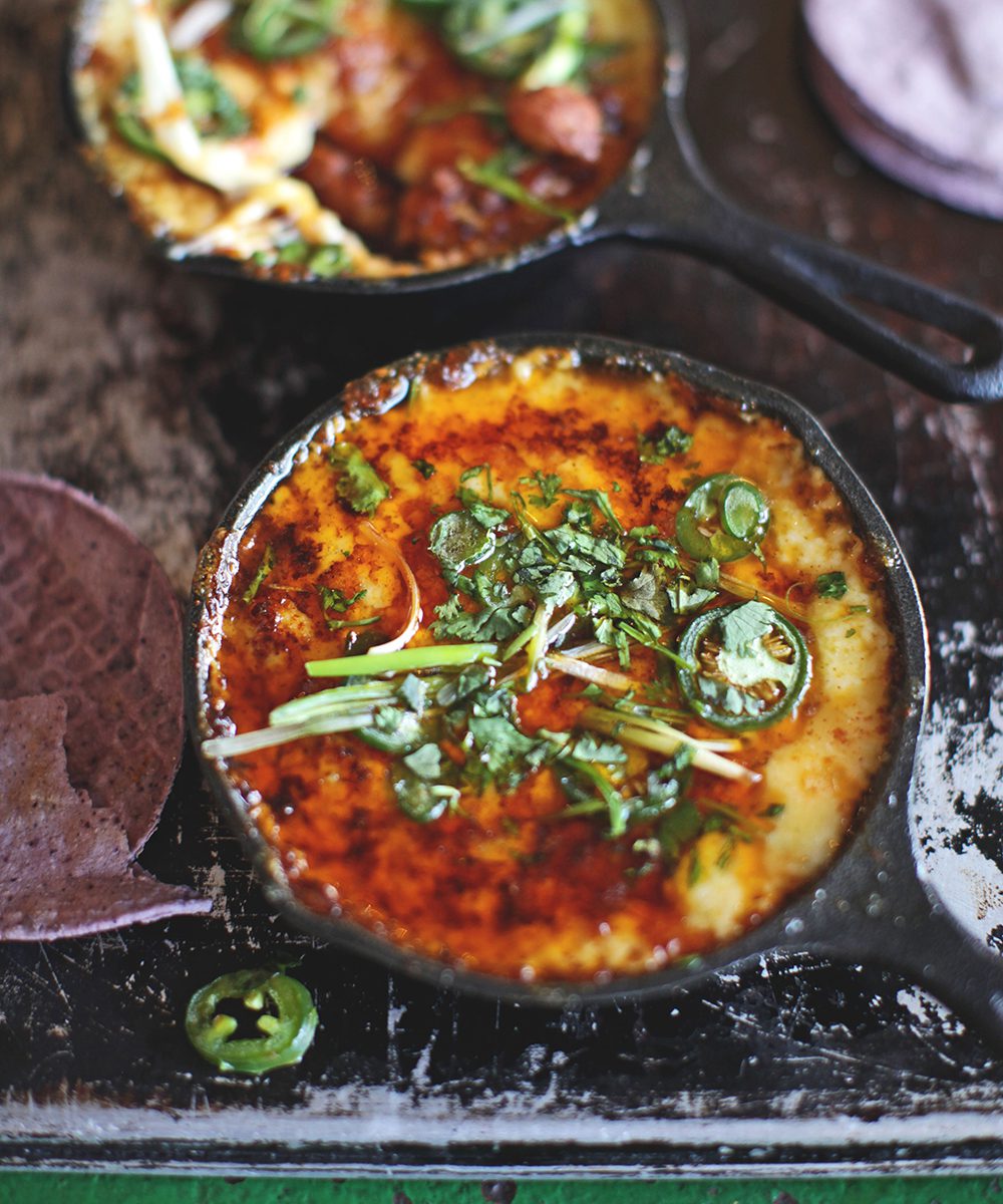 Dishes at The Cheese Bar in London