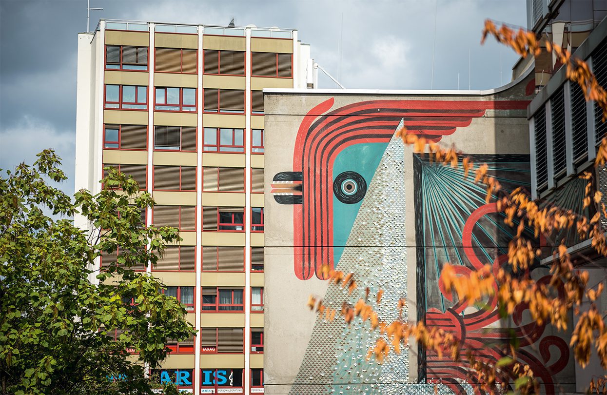 The urban art work of Tika by Switzerland Tourism - Andre Meier