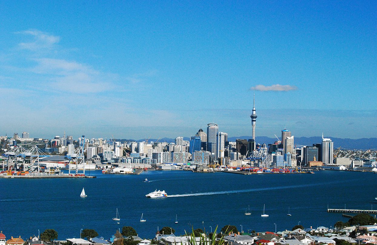 Harbour views of Devonport Auckland