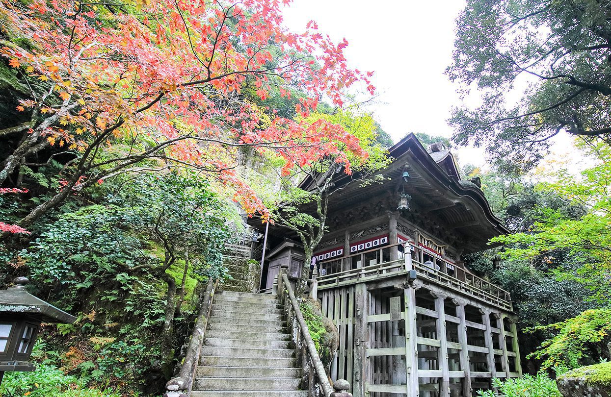 Natadera temple Autumn leaves Kanazawa Japan, by TK Kurikawa