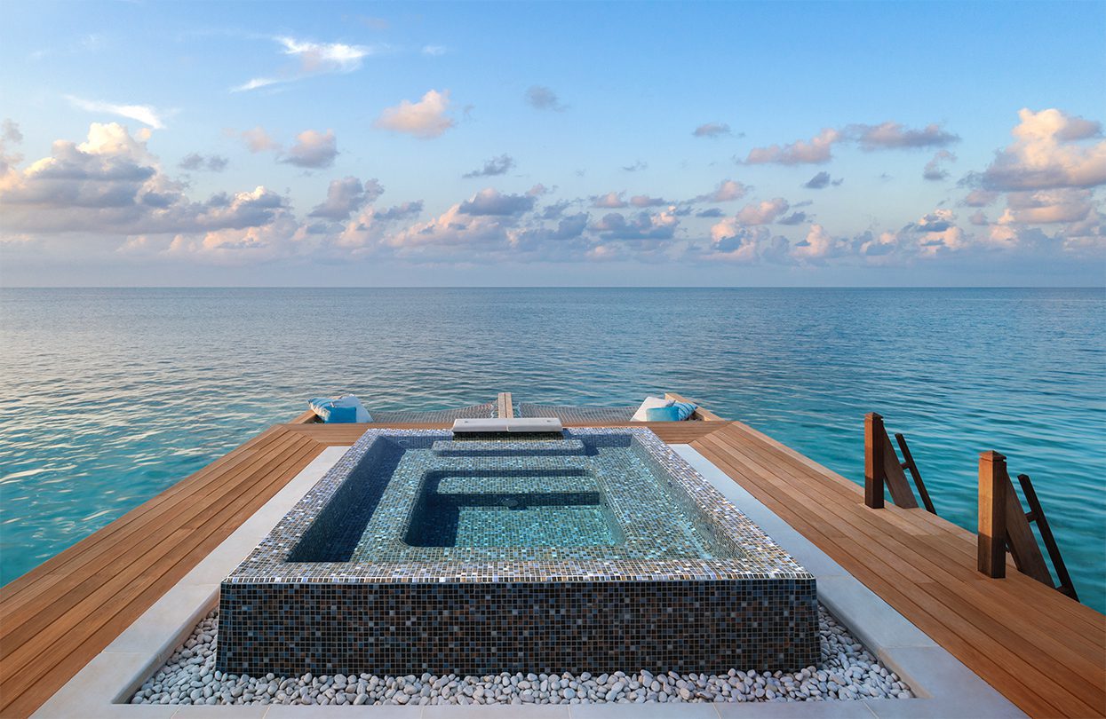 Waldorf Astoria Maldives Ithaafushi - Gorgeous views from the overwater villa